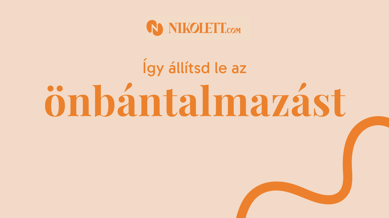 Így állítsd le az önbántalmazást
